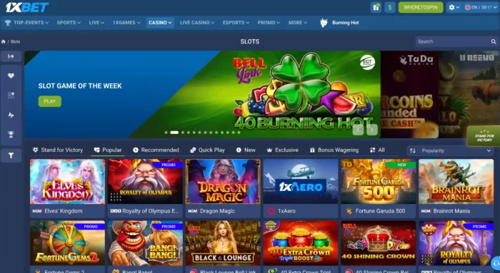 1xbet Casino Casinos Sa